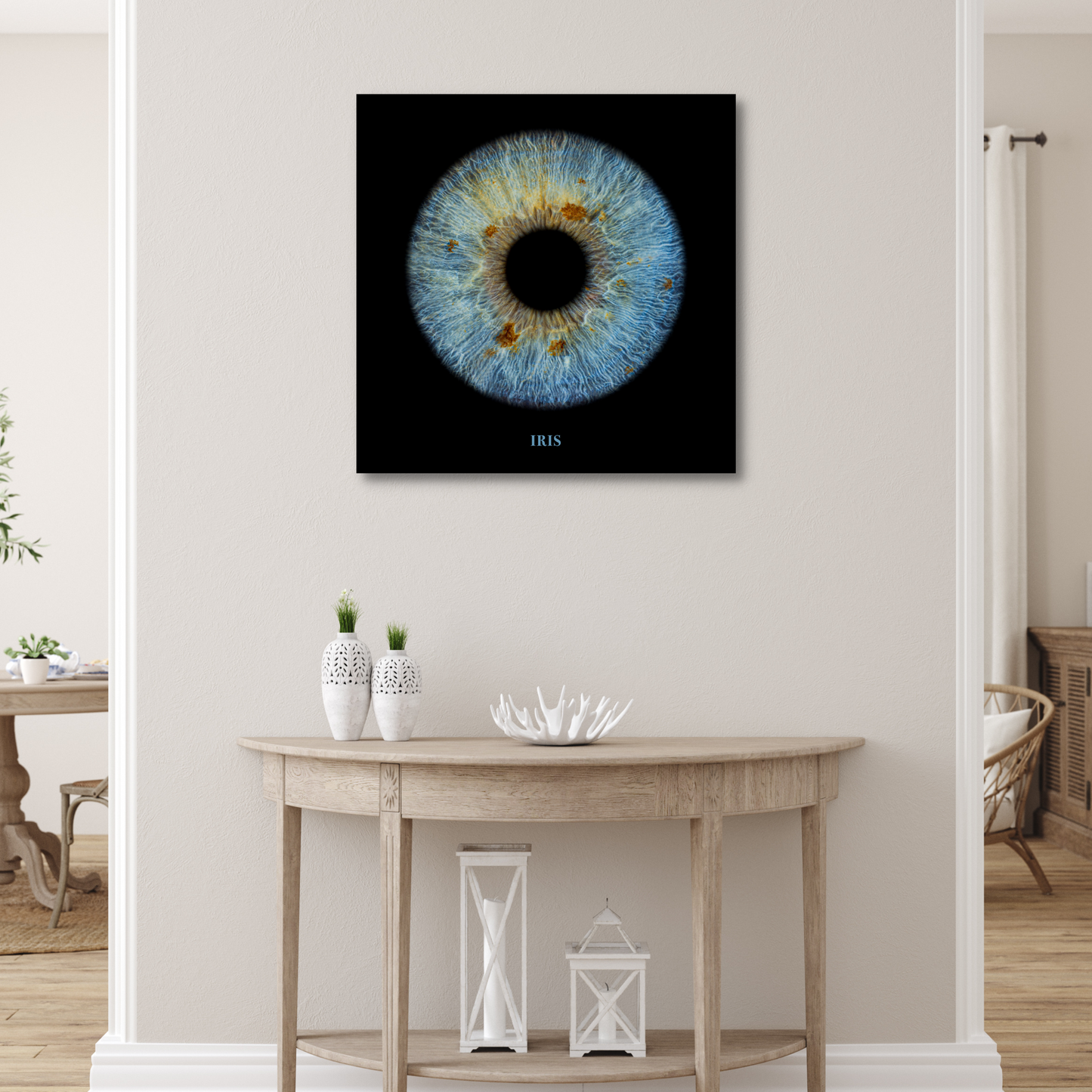 1 iris en Verre acrylique haut de gamme